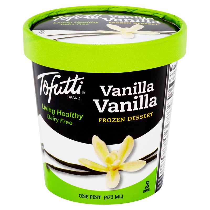 Tofutti Vanilla Vanilla Frozen Dessert, one pint