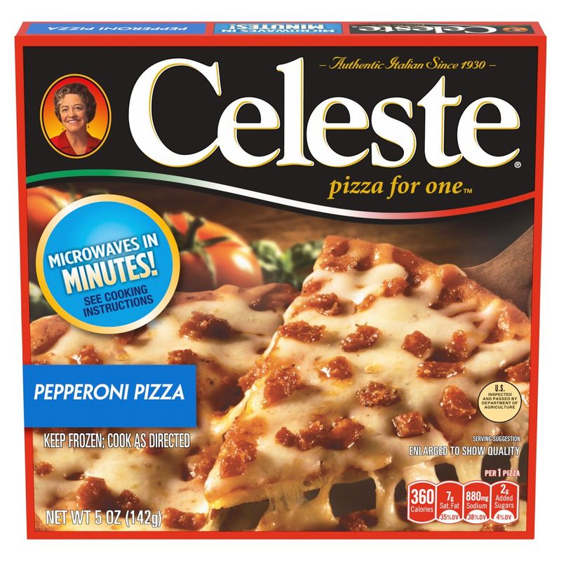 Celeste Pizza for One Pepperoni Pizza, 5 oz