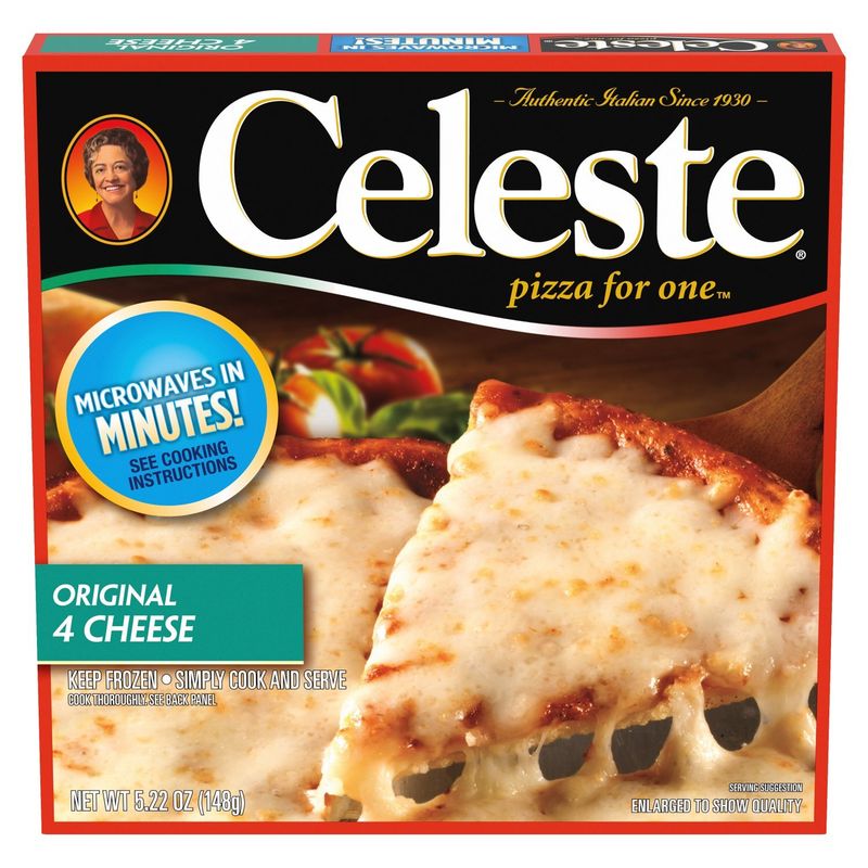 Celeste Pizza for One Original 4 Cheese Pizza, 5.22 oz