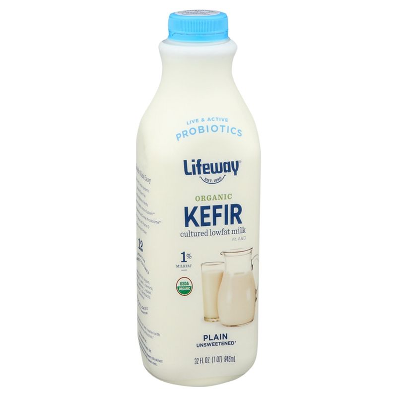 Lifeway Organic Plain Kefir, 32 fl oz