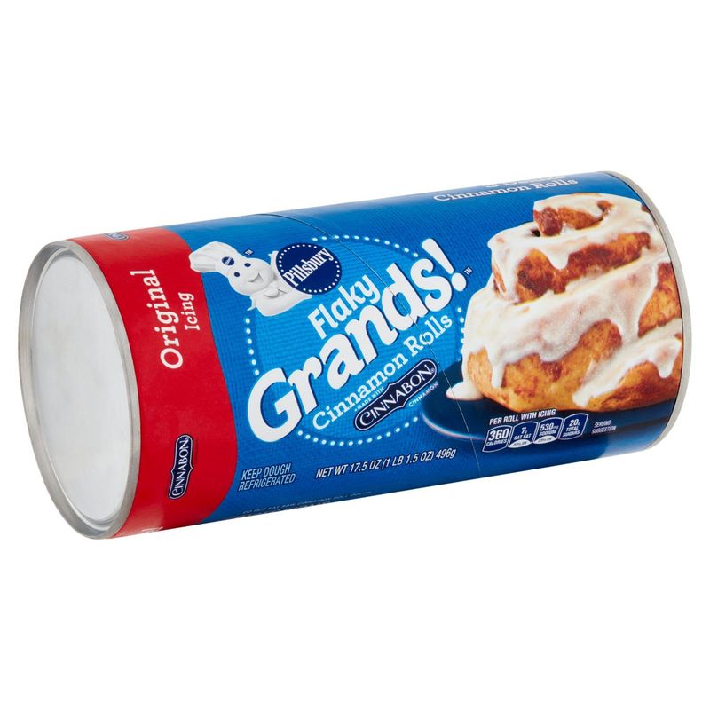 Pillsbury Grands! Original Icing Flaky Cinnamon Rolls, 5 count, 17.5 oz