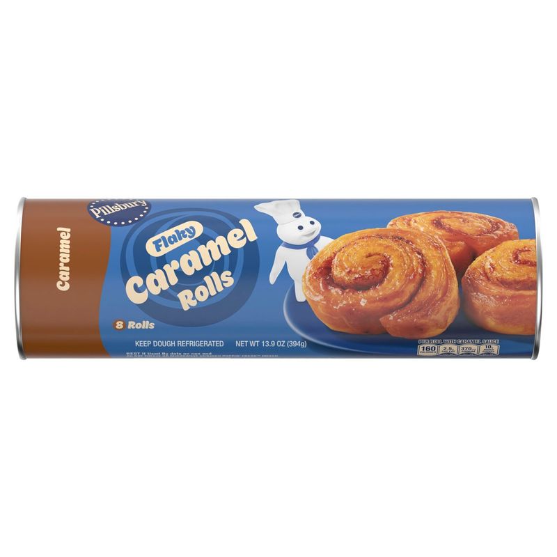 Pillsbury Flaky Caramel Rolls, 8 count, 13.9 oz