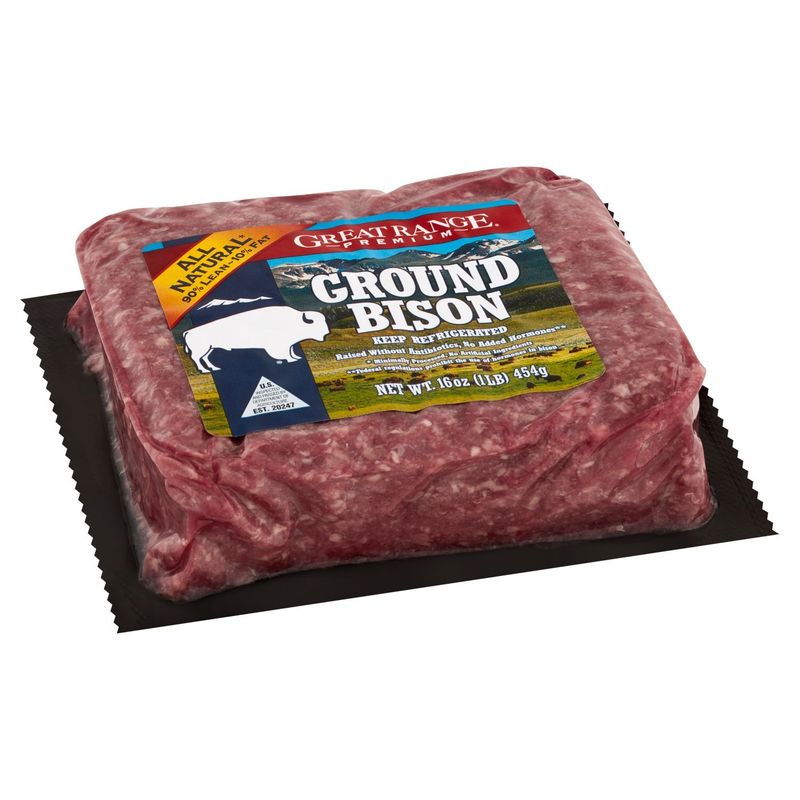 Great Range Premium Ground Bison, 16 oz