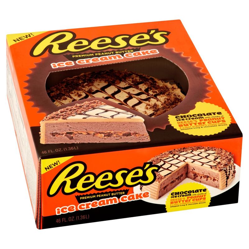 Reese's Premium Peanut Butter Ice Cream Cake, 46 fl oz