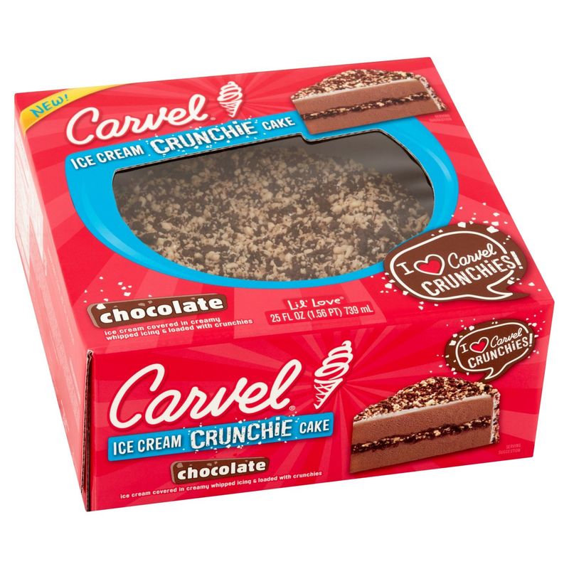Carvel Lil' Love Chocolate Crunchie Ice Cream Cake, 25 fl oz