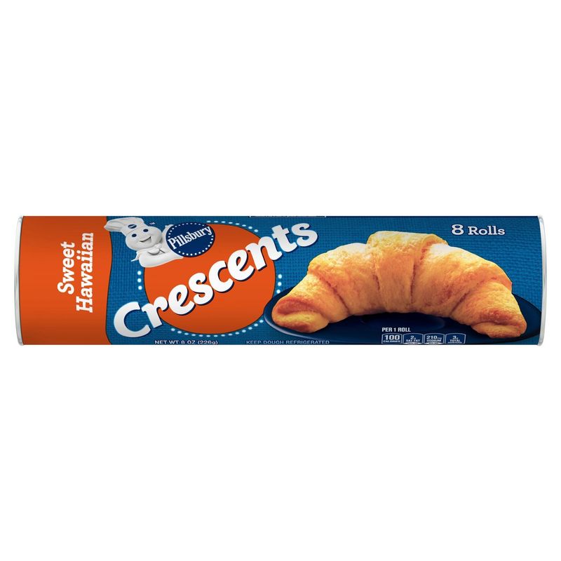Pillsbury Sweet Hawaiian Crescents Rolls, 8 count, 8 oz