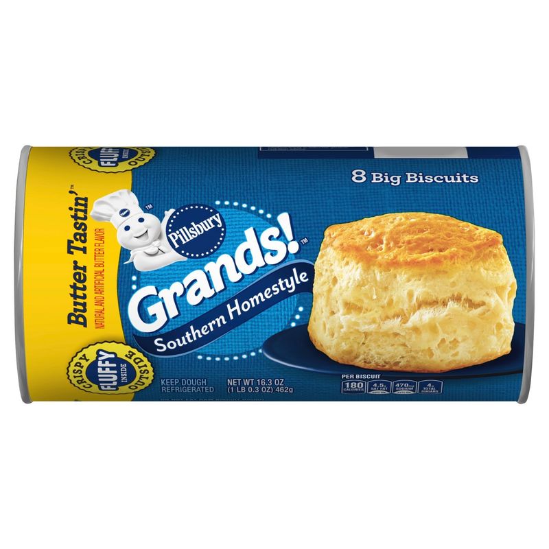 Pillsbury Grands! Southern Homestyle Butter Tastin' Big Biscuits, 8 count, 16.3 oz