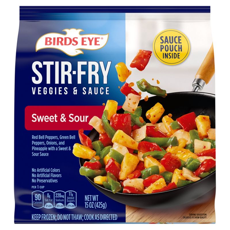 Birds Eye Sweet &amp; Sour Stir-Fry Veggies &amp; Sauce, 15 oz