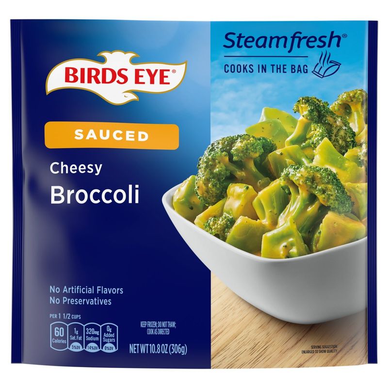 Birds Eye Steamfresh Sauced Cheesy Broccoli, 10.8 oz