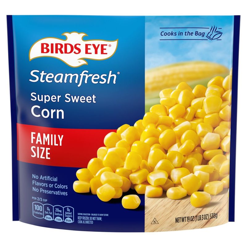 Birds Eye Steamfresh Super Sweet Corn Family Size, 19 oz