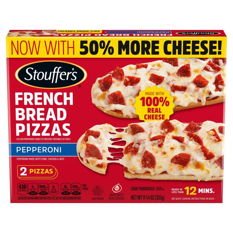 Stouffer's Pepperoni French Bread Pizzas, 2 count, 11 3/4 oz