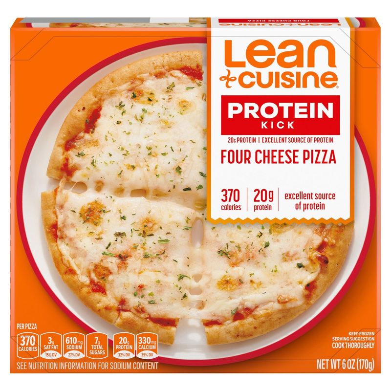 Lean Cuisine Protein Kick Four Cheese Pizza, 6 oz