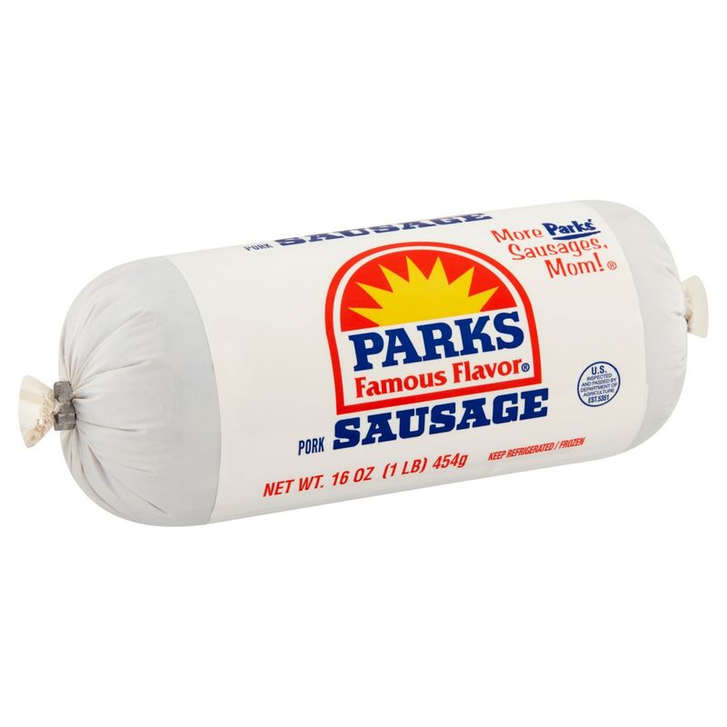 Parks Famous Flavor Pork Sausage, 16 oz