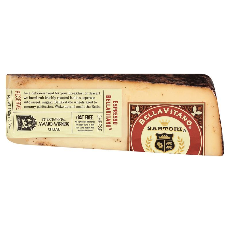 Sartori Espresso BellaVitano Cheese, 5.3 oz