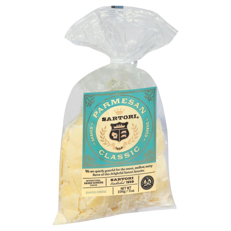 Sartori Shaved Classic Parmesan Cheese, 7 oz