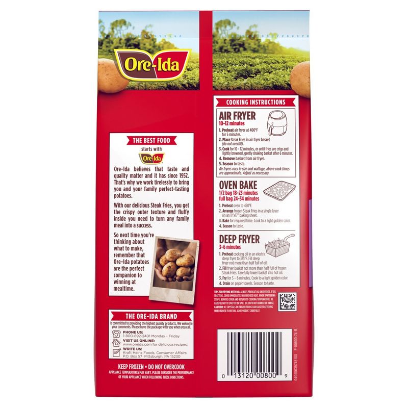 Ore-Ida Classic Steak Fries French Fried Potatoes, 28 oz