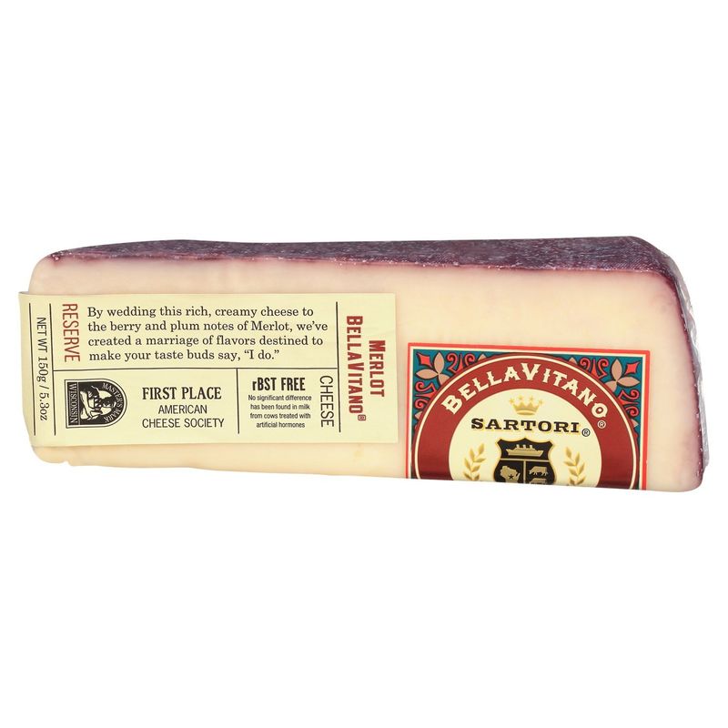 Sartori Merlot BellaVitano Cheese, 5.3 oz