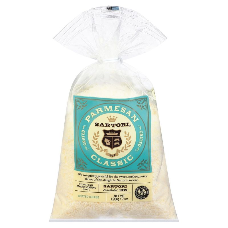 Sartori Grated Parmesan Cheese, 7 oz