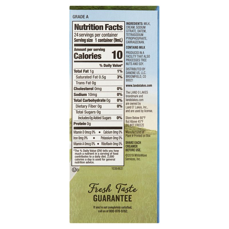 Land O Lakes Mini Moo's Half and Half Single Serve Dairy Creamers, 24 count, 7.3 fl oz