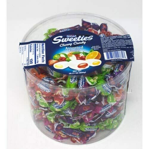 Bonart Assorted Fruit Chewy Candy 800g