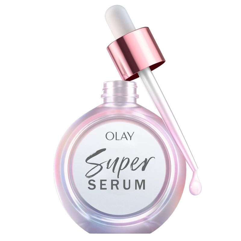 Olay Super Serum - Niacinamide, Vitamin C &amp; E, Collagen Peptide, AHA - 5-in-1 Skin Care Benefits fo