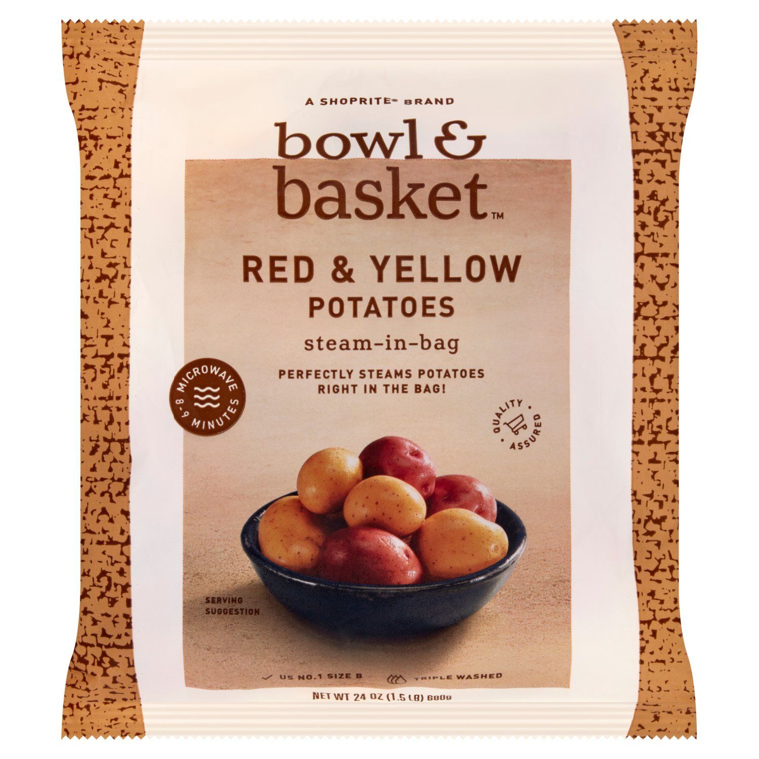 Bowl &amp; Basket Steam-in-Bag Red &amp; Yellow Potatoes, 1.5 lbs