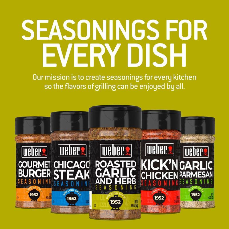 Weber Roasted Garlic &amp; Herb Seasoning, 2.75 oz
