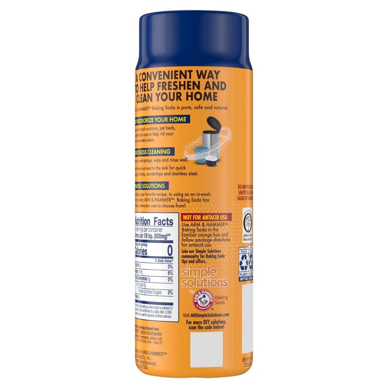 Arm &amp; Hammer Pure Baking Soda Refillable Shaker, 12 oz