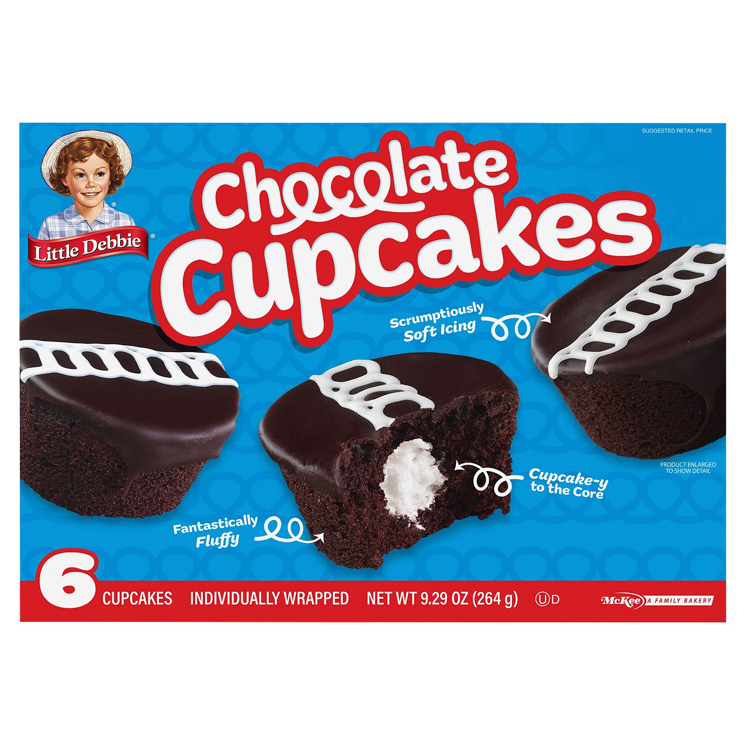 Little Debbie Chocolate Cupcakes, 6 count, 9.29 oz
