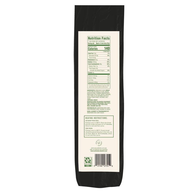 Bowl &amp; Basket Classic Ciabatta Loaf, 14 oz