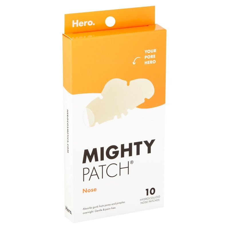 Hero Mighty Patch Hydrocolloid Nose Patches, 10 count