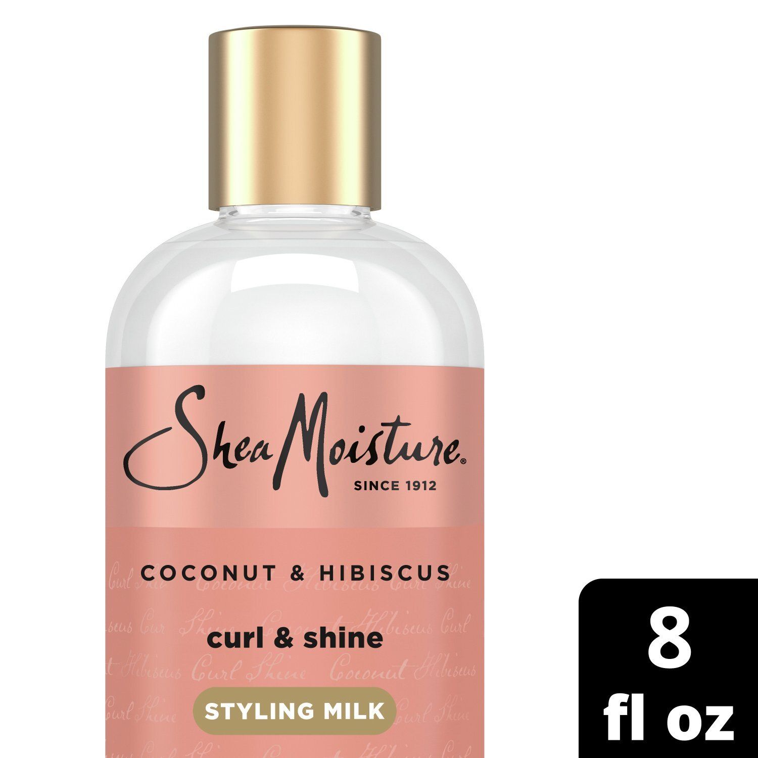 SheaMoisture Coconut &amp; Hibiscus Curl &amp; Shine Styling Milk, 8 fl oz