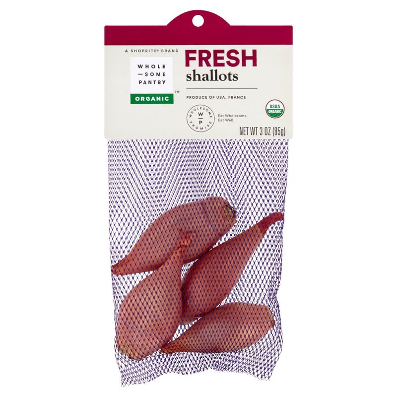 Wholesome Pantry Organic Fresh Shallots, 3 oz bag