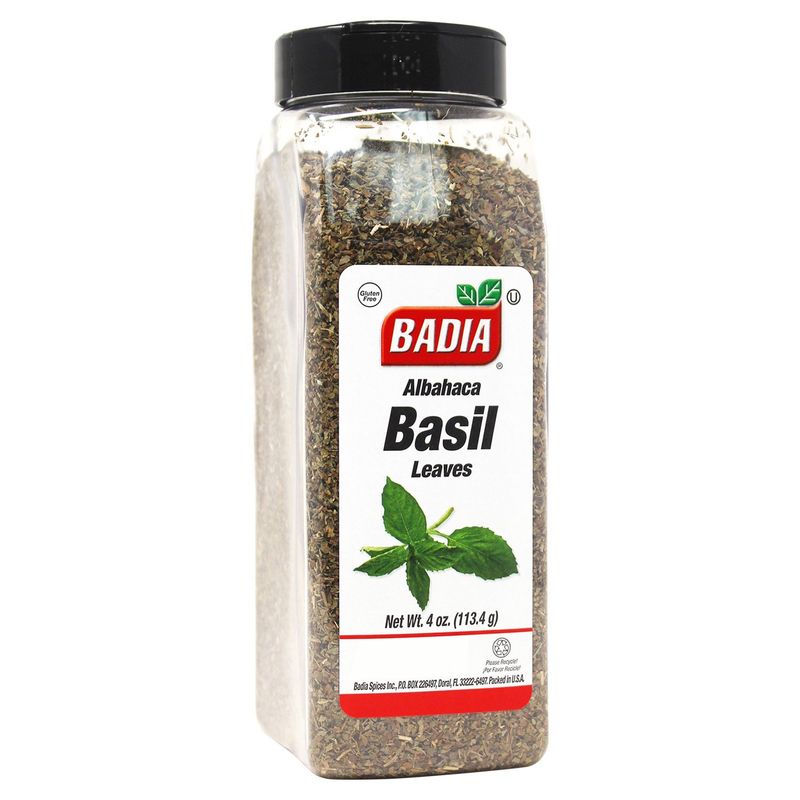 Badia Basil Leaves, 4 oz