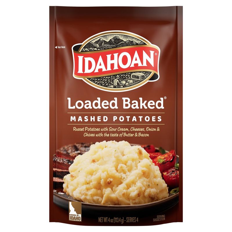 Idahoan Loaded Baked Mashed Potatoes, 4 oz