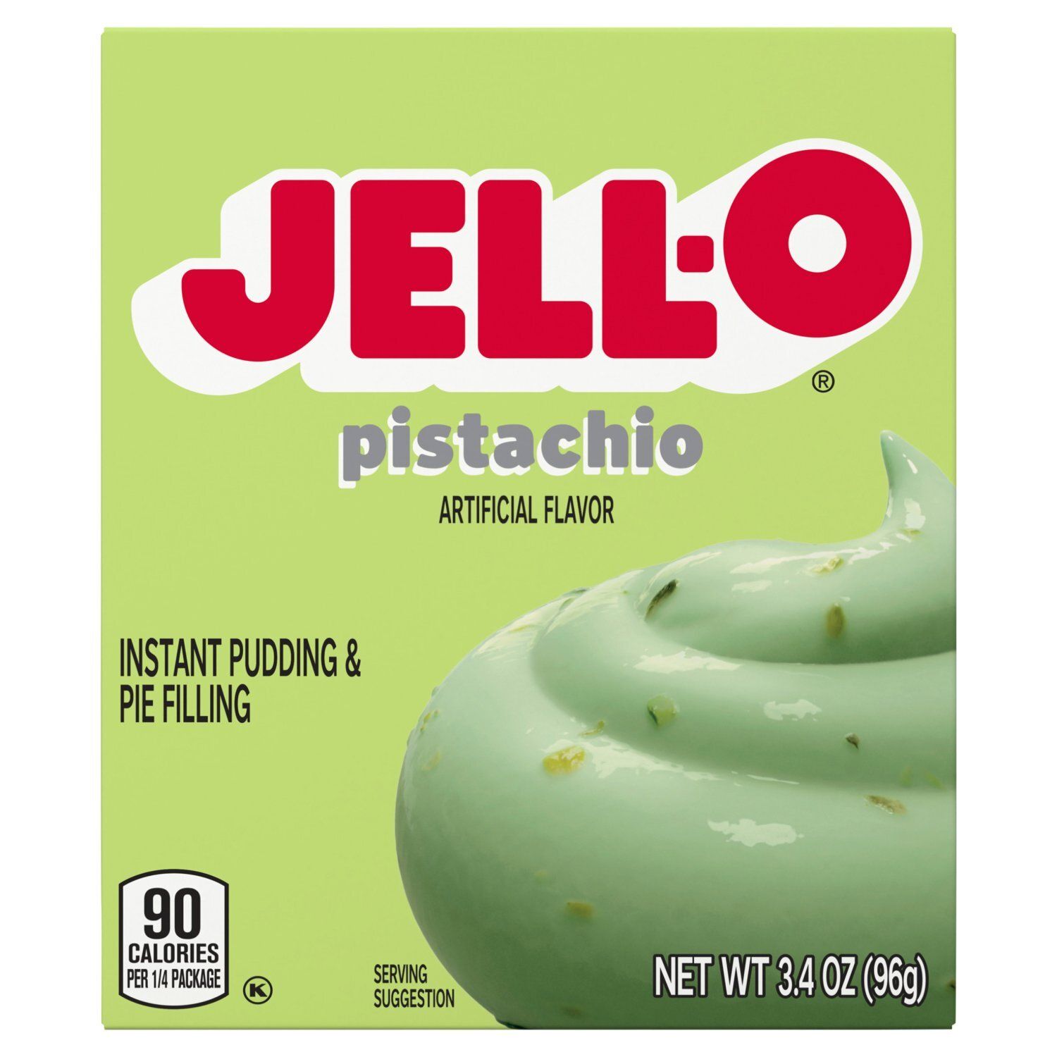 Jell-O Pistachio Instant Pudding &amp; Pie Filling, 3.4 oz