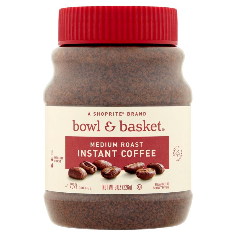 Bowl &amp; Basket Medium Roast Instant Coffee, 8 oz