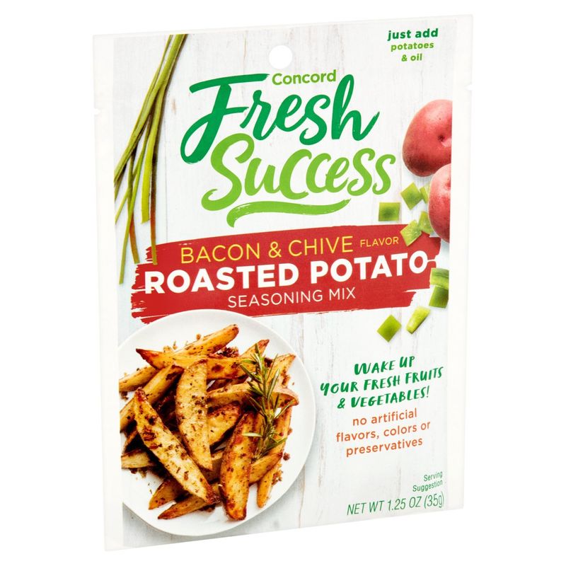Concord Fresh Success Bacon &amp; Chive Flavor Roasted Potato Seasoning Mix, 1.25 oz