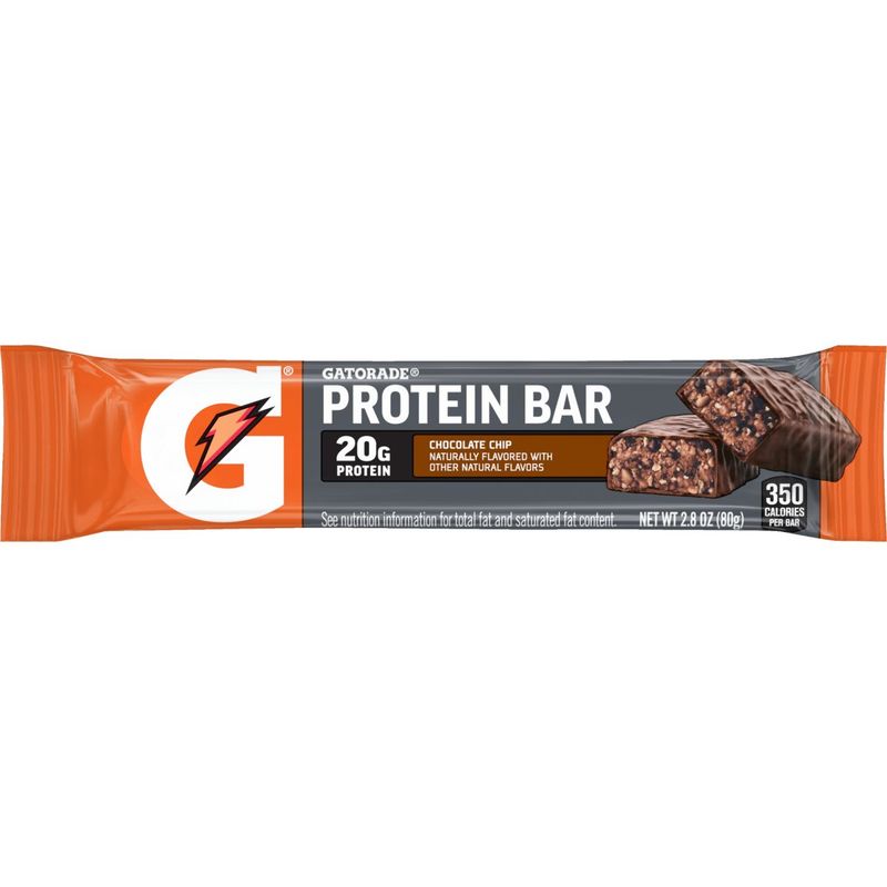 Gatorade Protein Bar Chocolate Chip 2.8 Oz