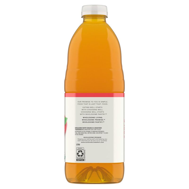 Wholesome Pantry Organic Apple Juice, 64 fl oz