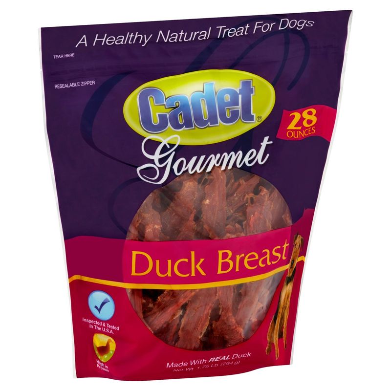 Cadet Gourmet Duck Breast Treat for Dogs, 1.75 lb
