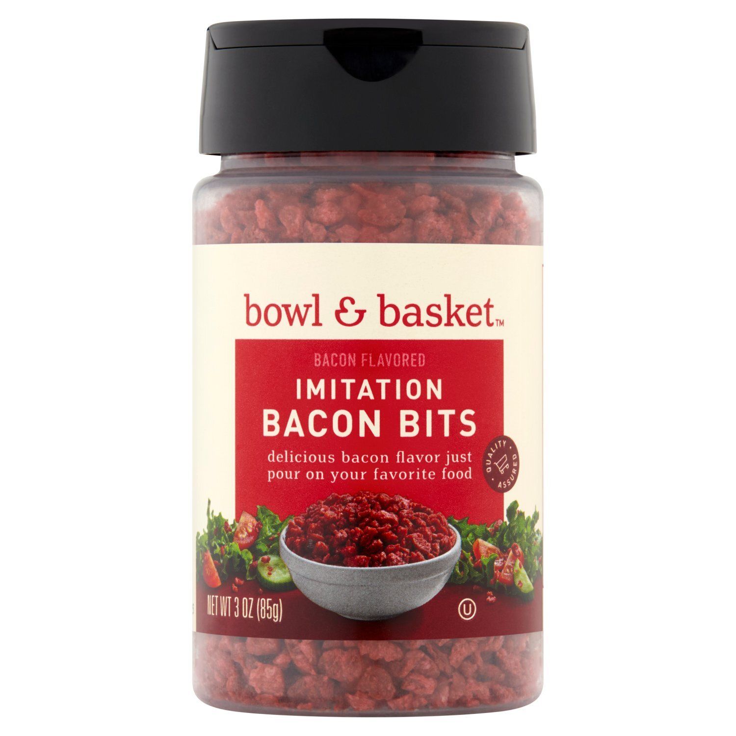 Bowl &amp; Basket Imitation Bacon Bits, 3 oz