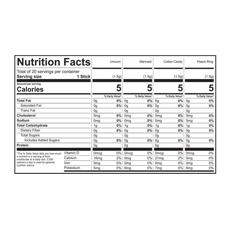 Wyler's Light Sugar Free Drink Mix Variety Pack, 20 count, 1.06 oz