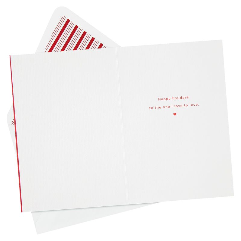 Hallmark Signature Holiday Card for Significant Other (Candy Cane Heart)