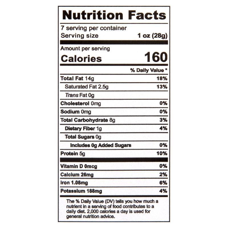 Klein's Naturals Roasted Unsalted Cashews, 7 oz