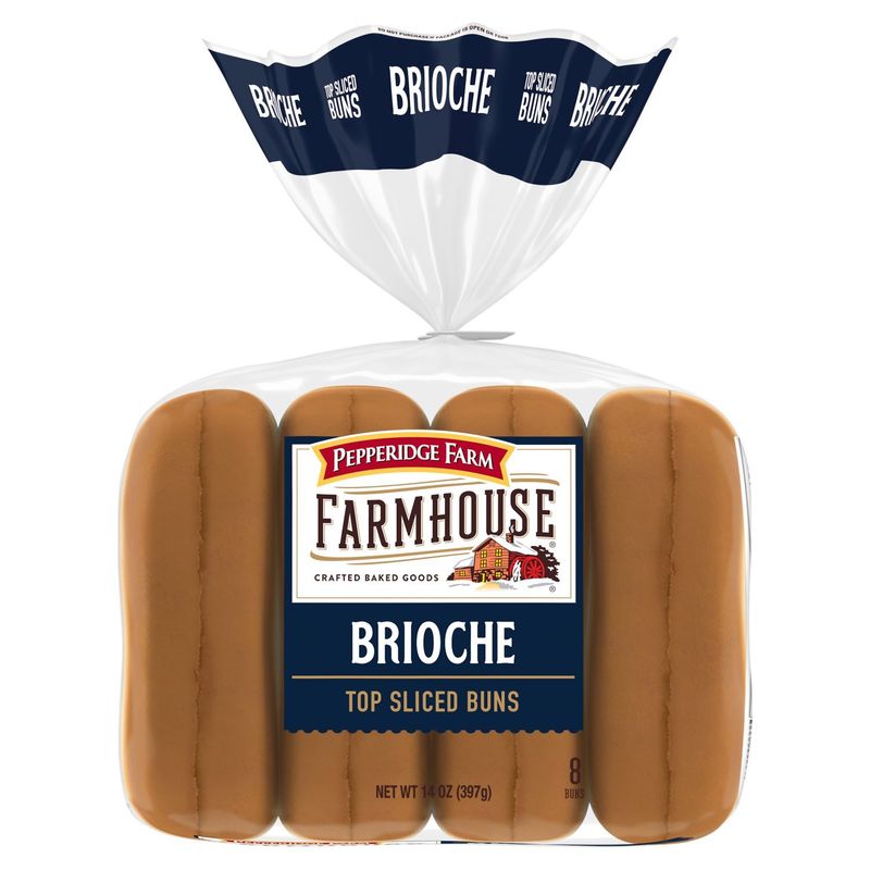Pepperidge Farm Farmhouse Brioche Buns, 8 count, 14 oz