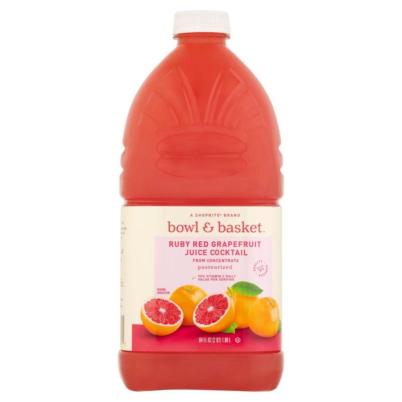 Bowl &amp; Basket Ruby Red Grapefruit Juice Cocktail, 64 fl oz
