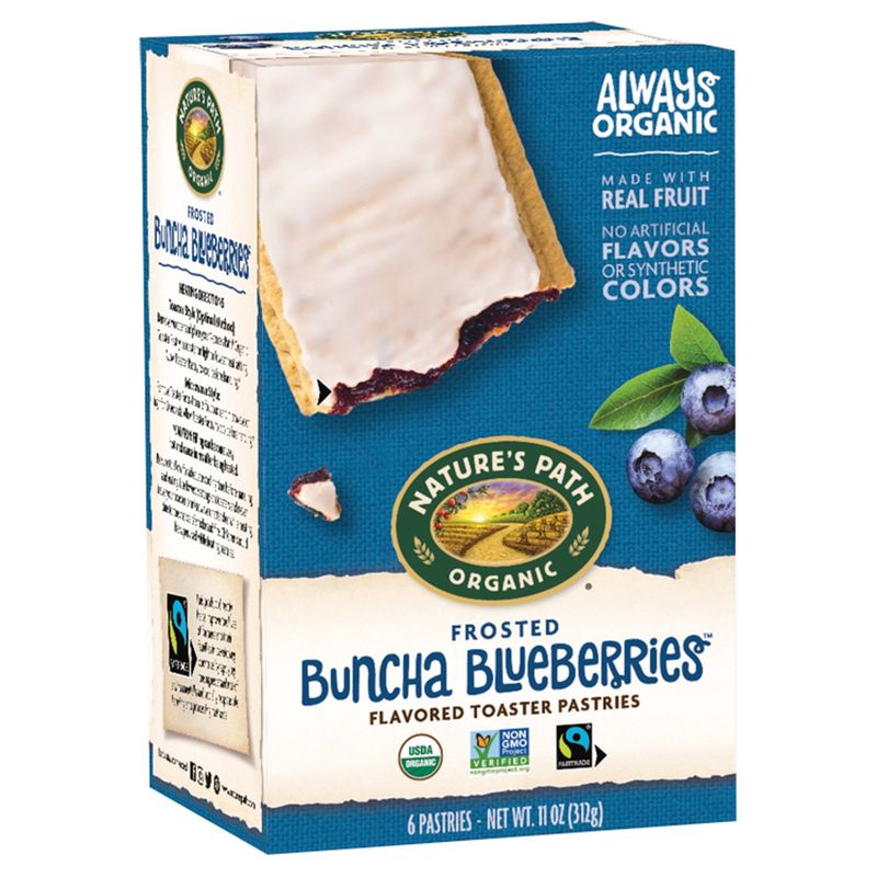Nature's Path Buncha Blueberries Frosted Toaster Pastries, 11 oz