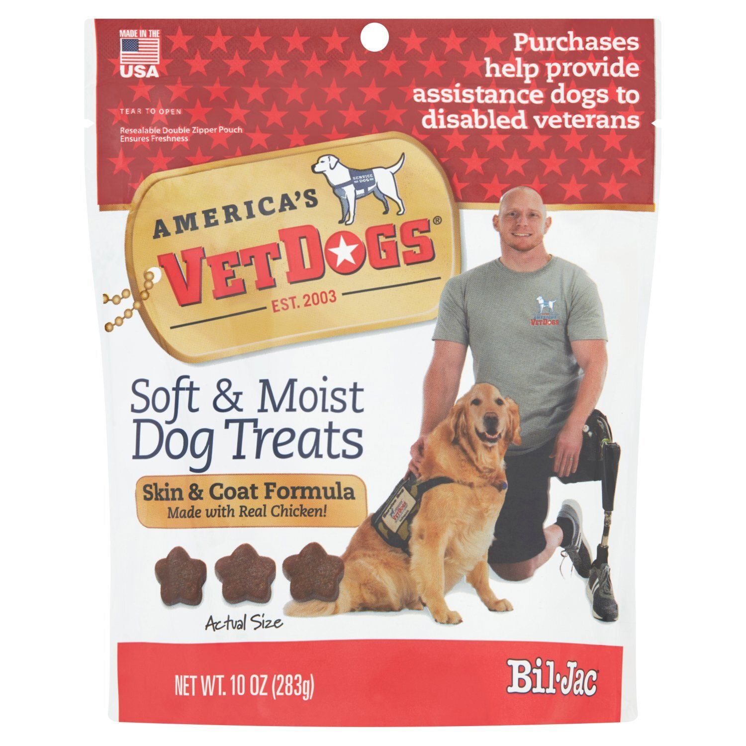 America's VetDogs Soft &amp; Moist Dog Treats, 10 oz
