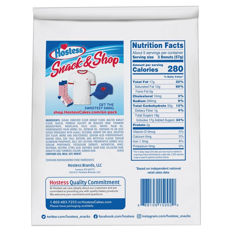 Hostess Donettes Frosted Mini Donuts, 10.75 oz